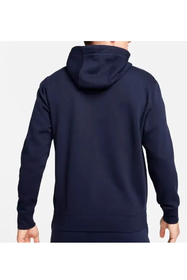 Nike Club Zip Hoodie Navy