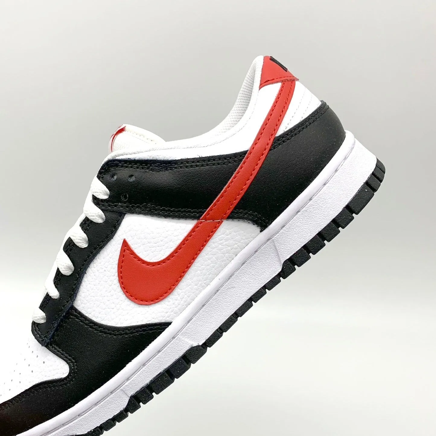 Nike Dunk Low Retro Red Swoosh Panda