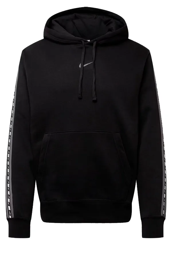 Nike Tape Logo Hoodie Black