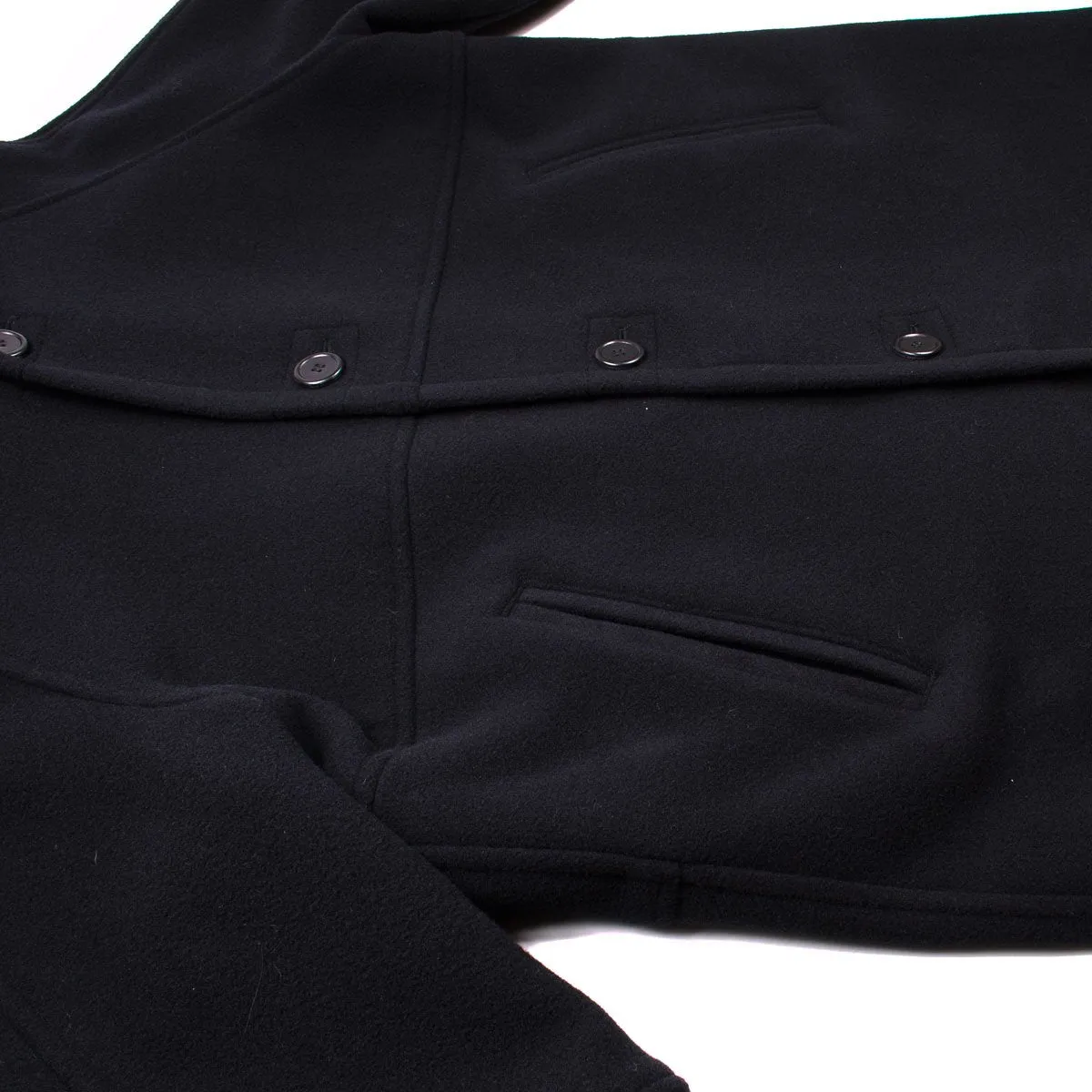 Our Legacy - Felt Duffle Coat - Black Cocoon Wool