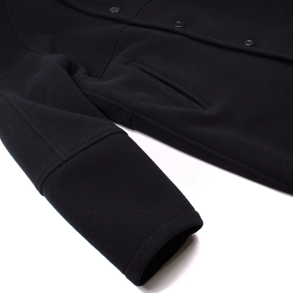 Our Legacy - Felt Duffle Coat - Black Cocoon Wool