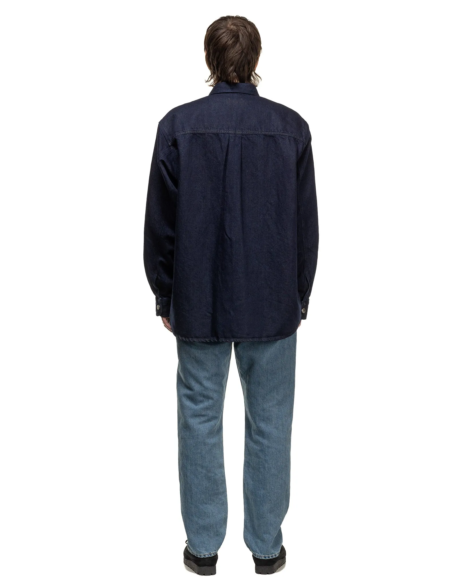 Oversized Shirt Jacket Indigo