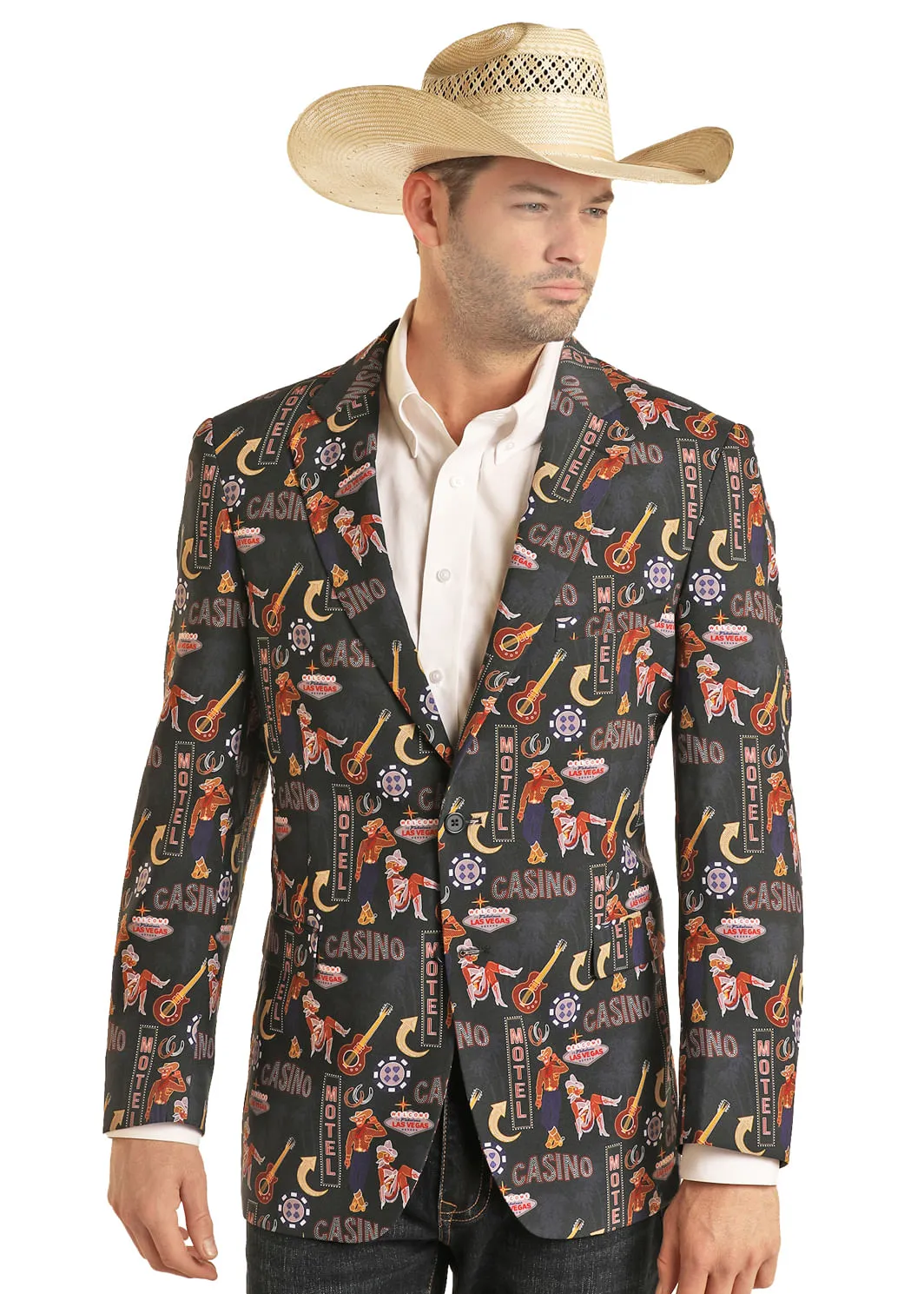 Panhandle Slim Mens Viva Las Vegas Sports Coat