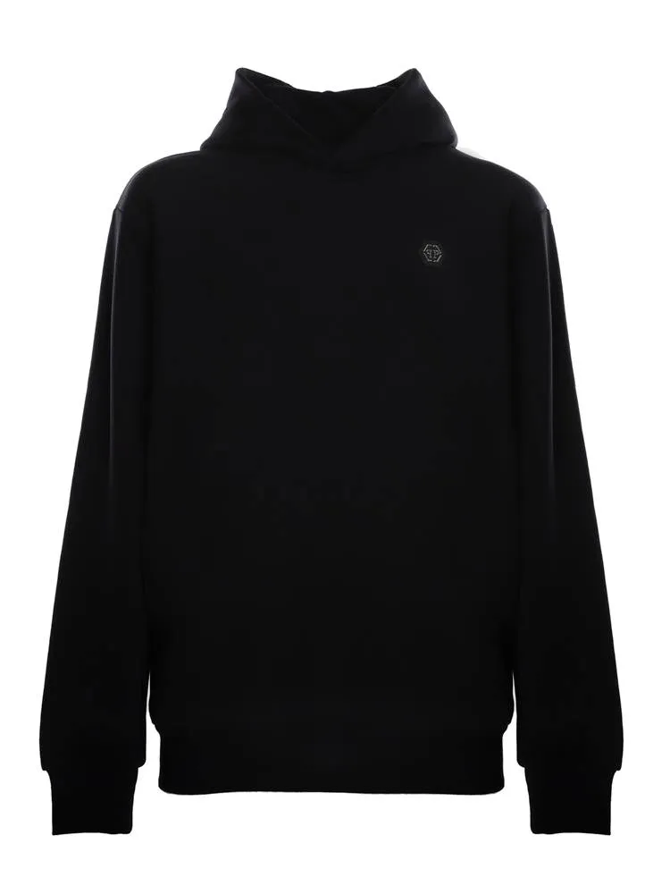 Philipp Plein Logo Patch Hoodie