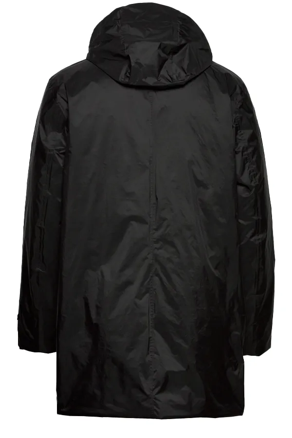 Rains Women 1548 Padded Nylon Coat Jacket Black