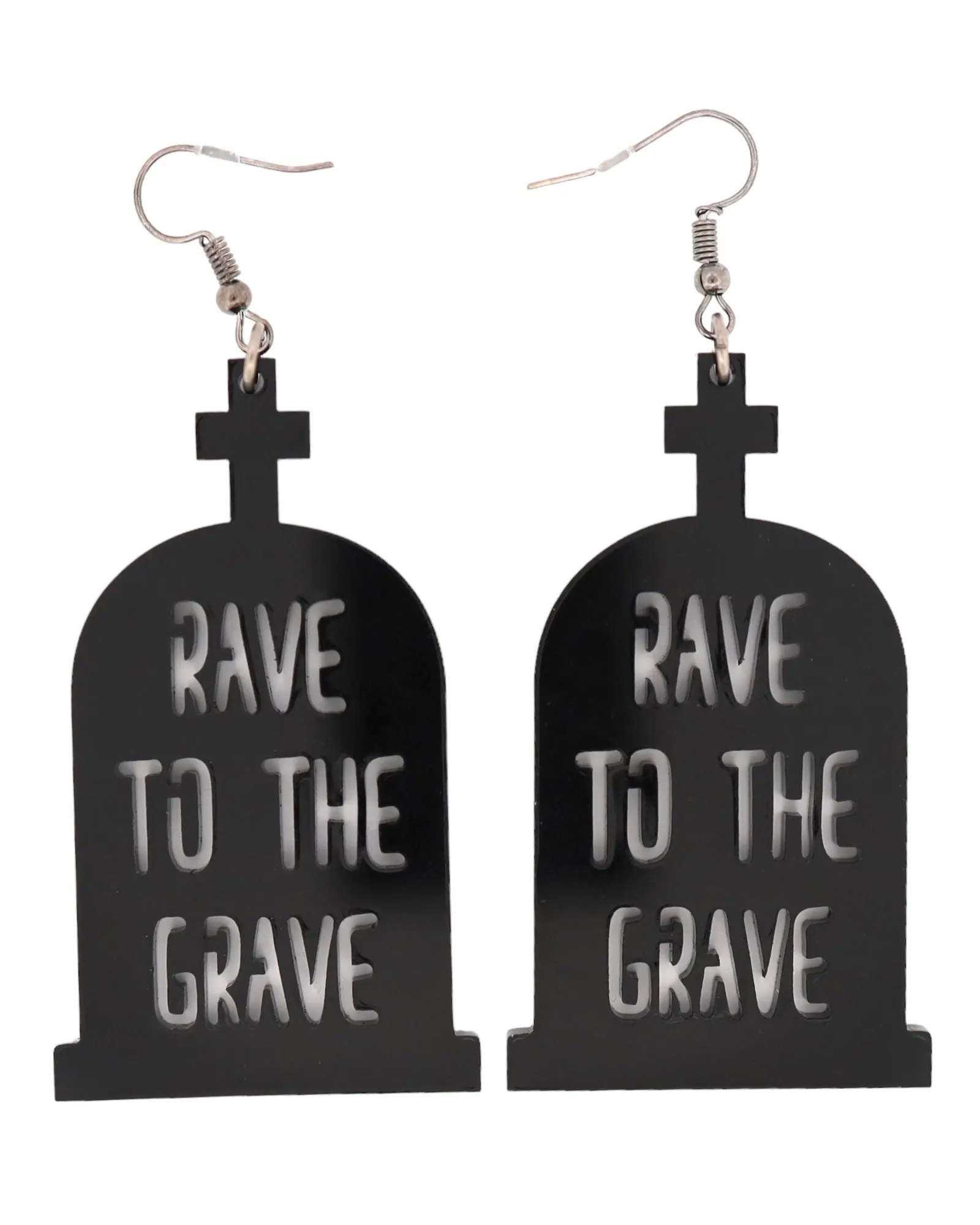 Rave To The Grave Earrings