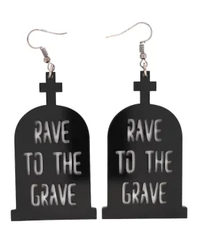 Rave To The Grave Earrings