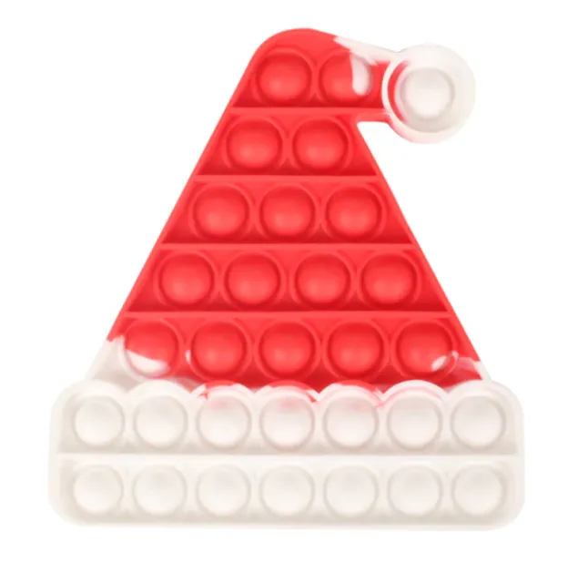 Santa's Hat Pop-It Fidget Toy