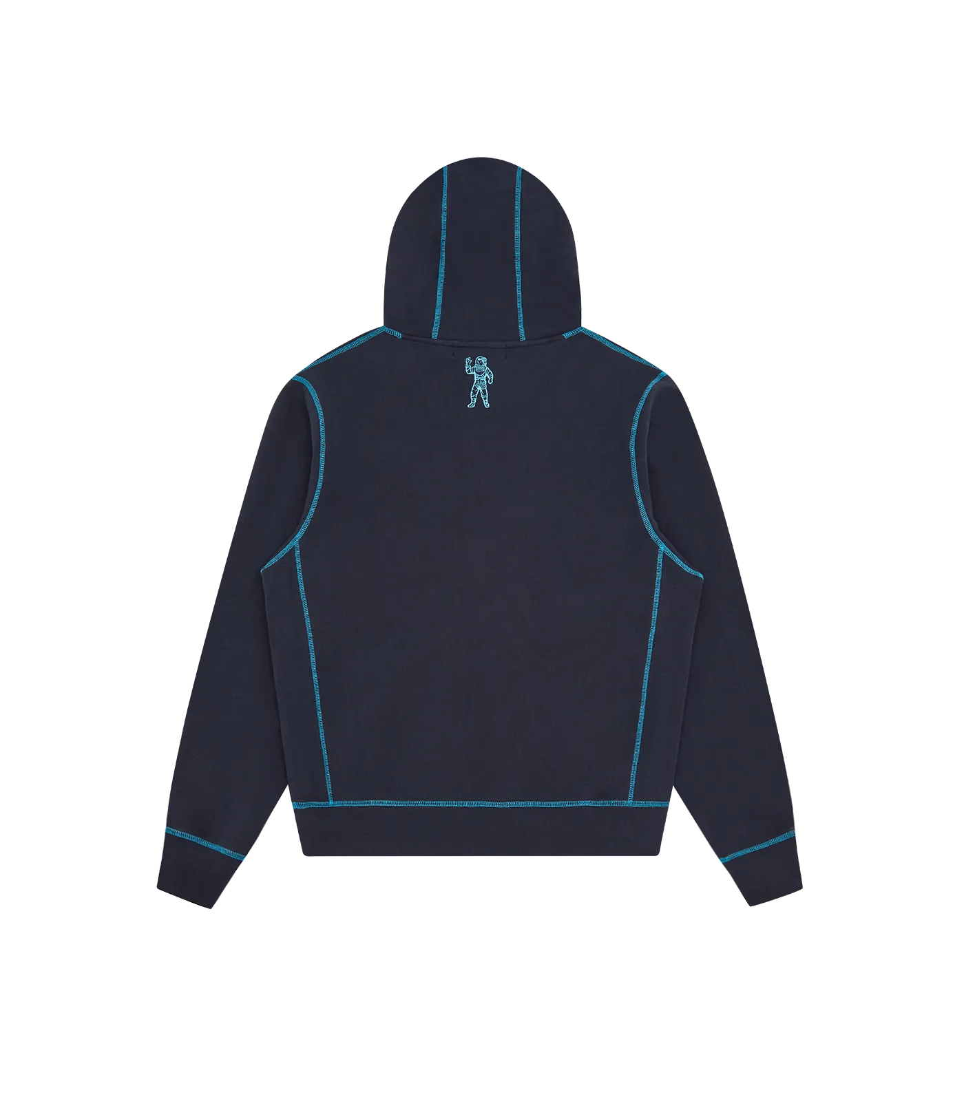 SCRIPT LOGO POPOVER HOODIE - NAVY