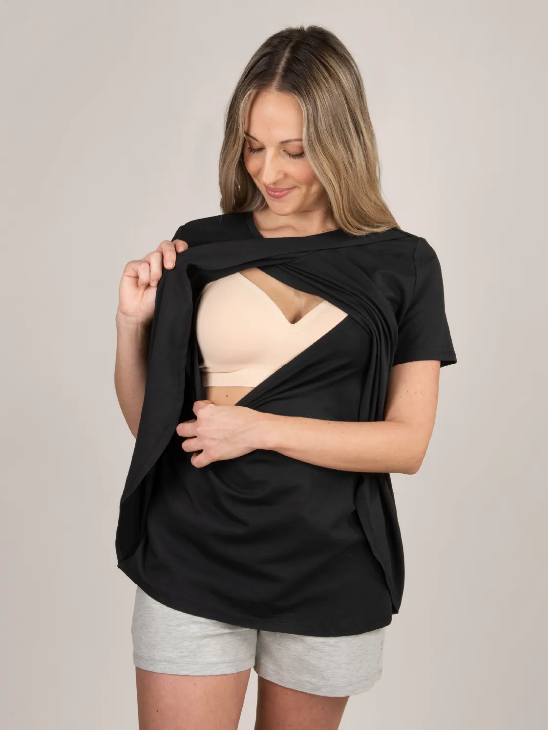 Short Sleeve Nursing Top