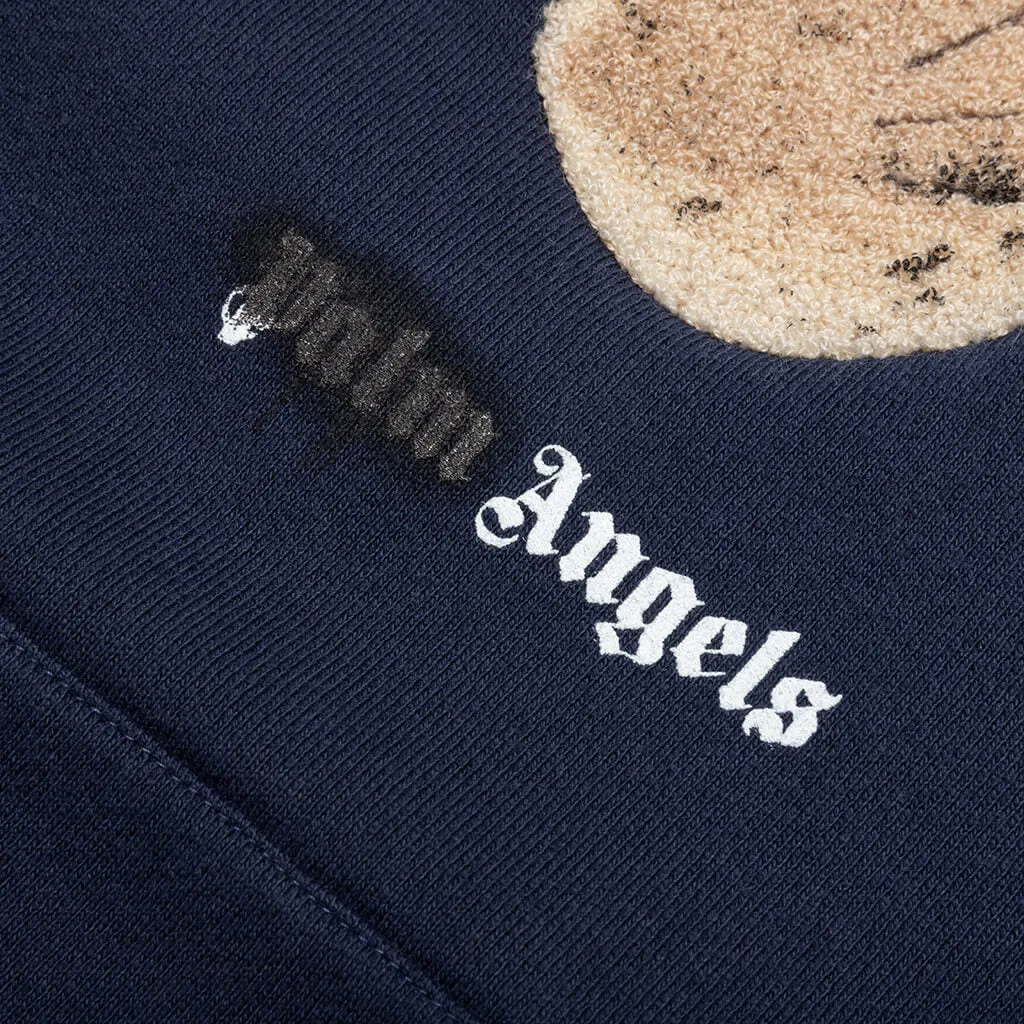 Spray Bear Hoodie - Navy Blue