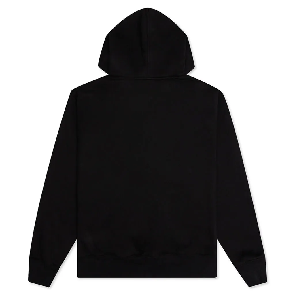 Squeeze Zip Up Hoodie - Black