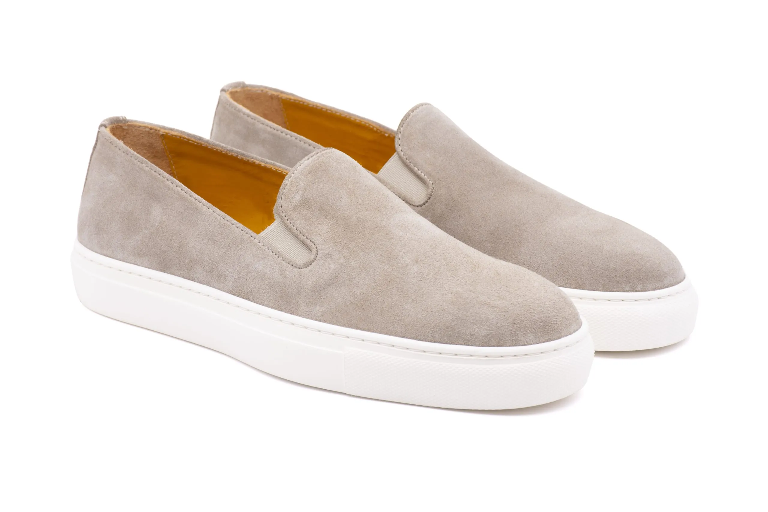 Suede slip-on sneaker