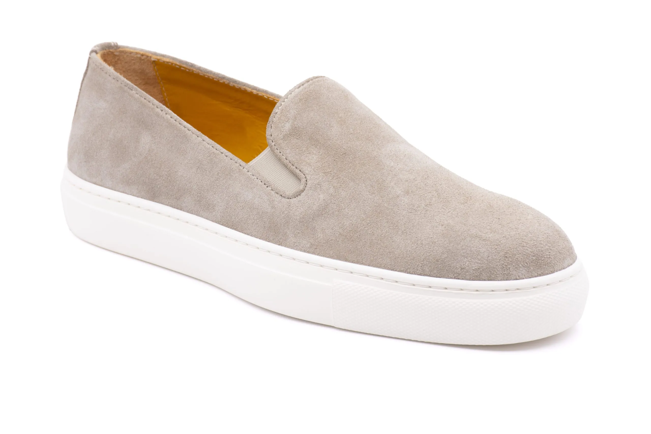 Suede slip-on sneaker