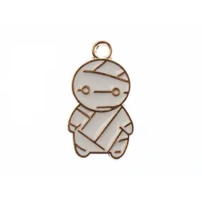 Sweet and Petite Enamel Charms, Mummy  21.5x12mm (1 Piece)