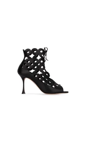 Taralo Cut-out Boots - Black