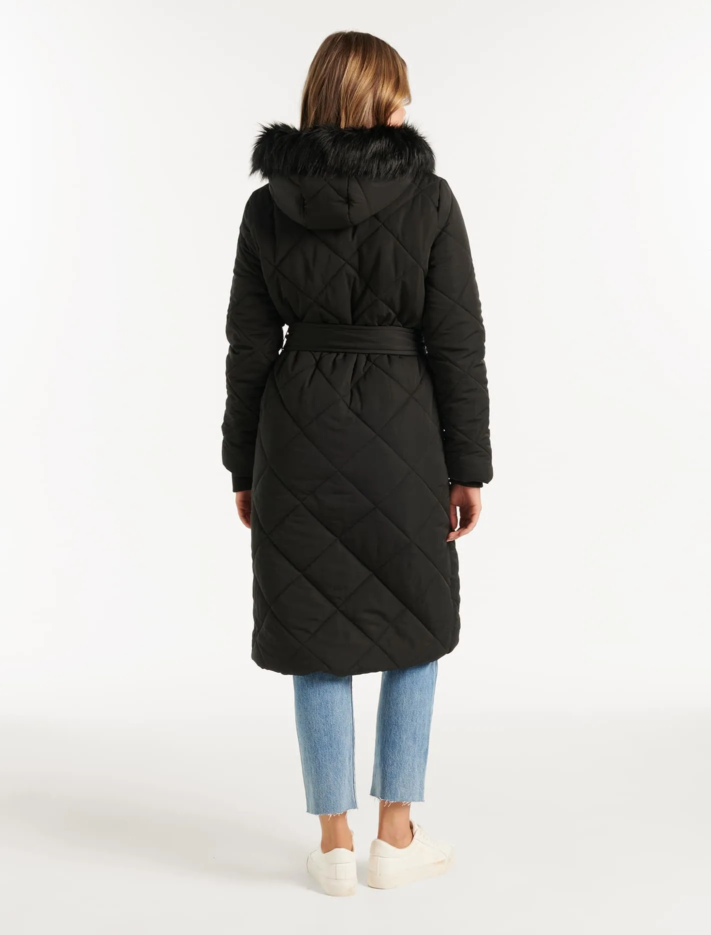 Tessa Quilted Longline Puffer Jacket