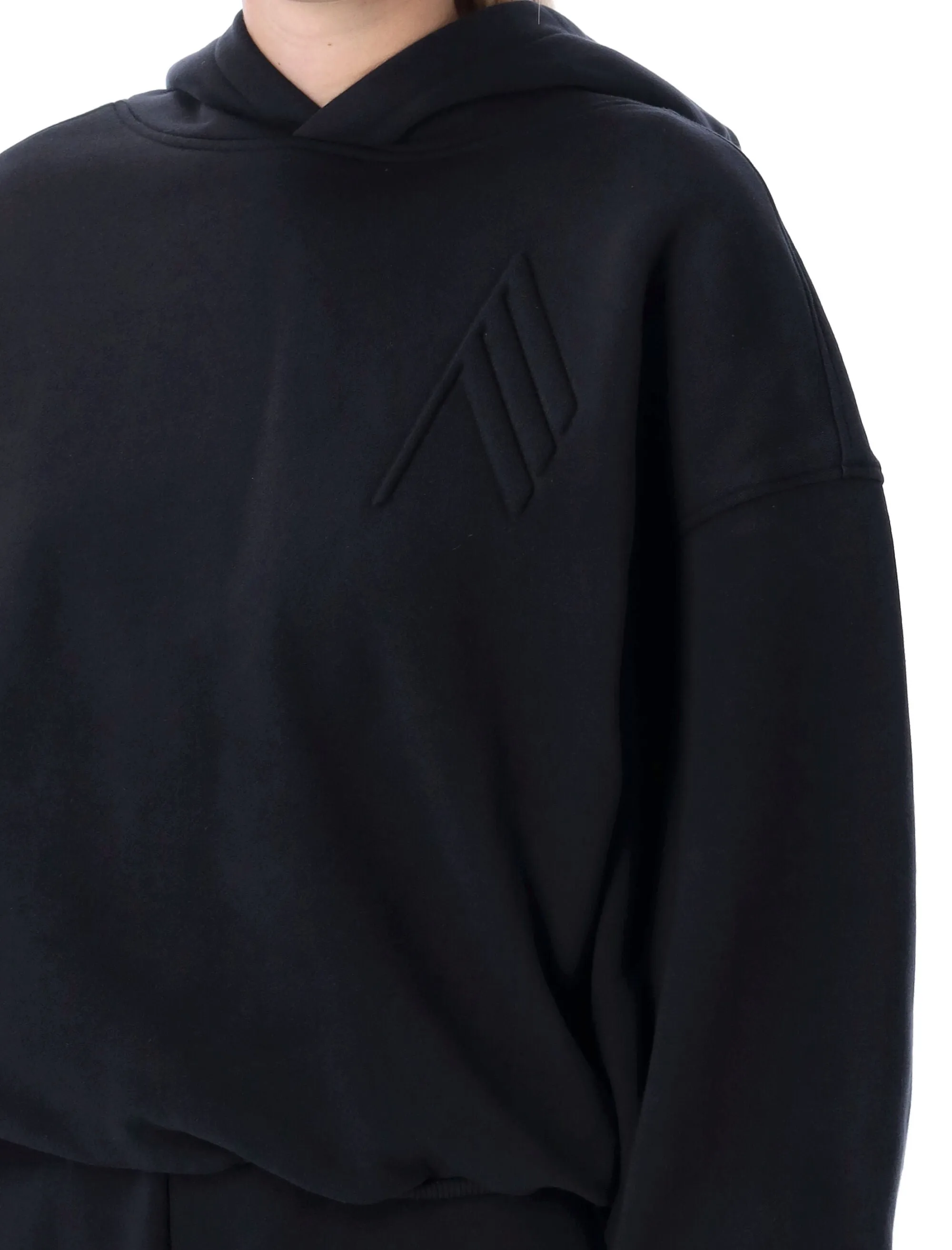 The Attico Logo Embossed Hoodie