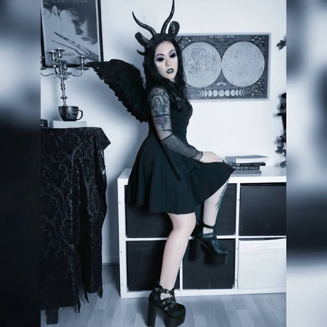 The Baphomet Horns Headpiece