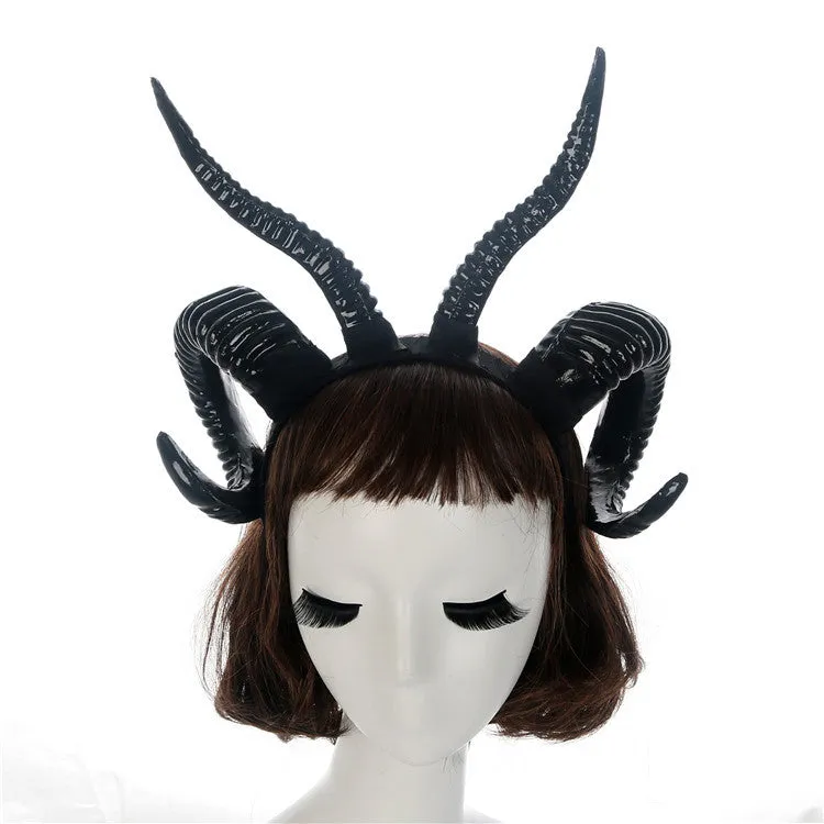 The Baphomet Horns Headpiece