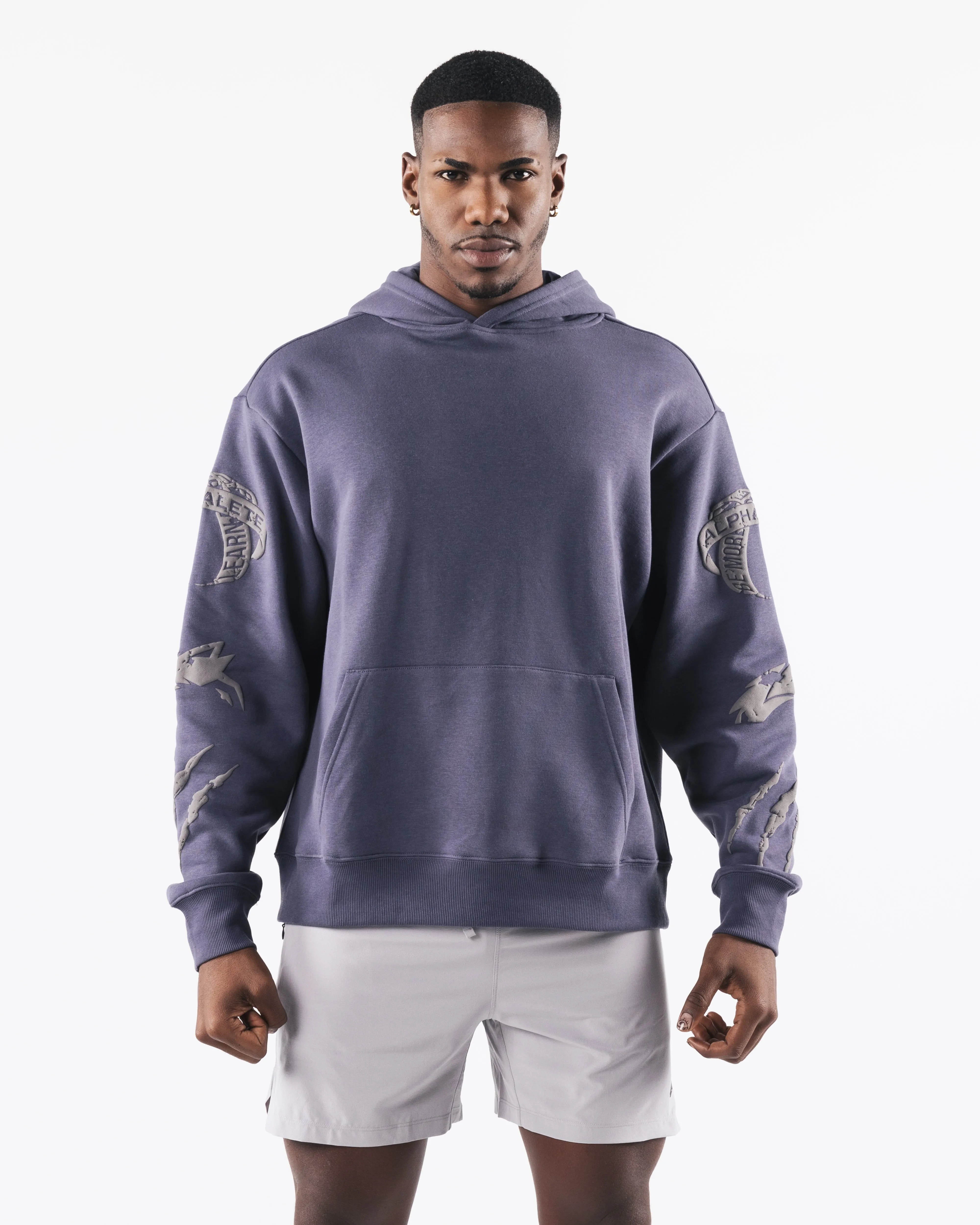 Three Pillar Hoodie - Muted Purple