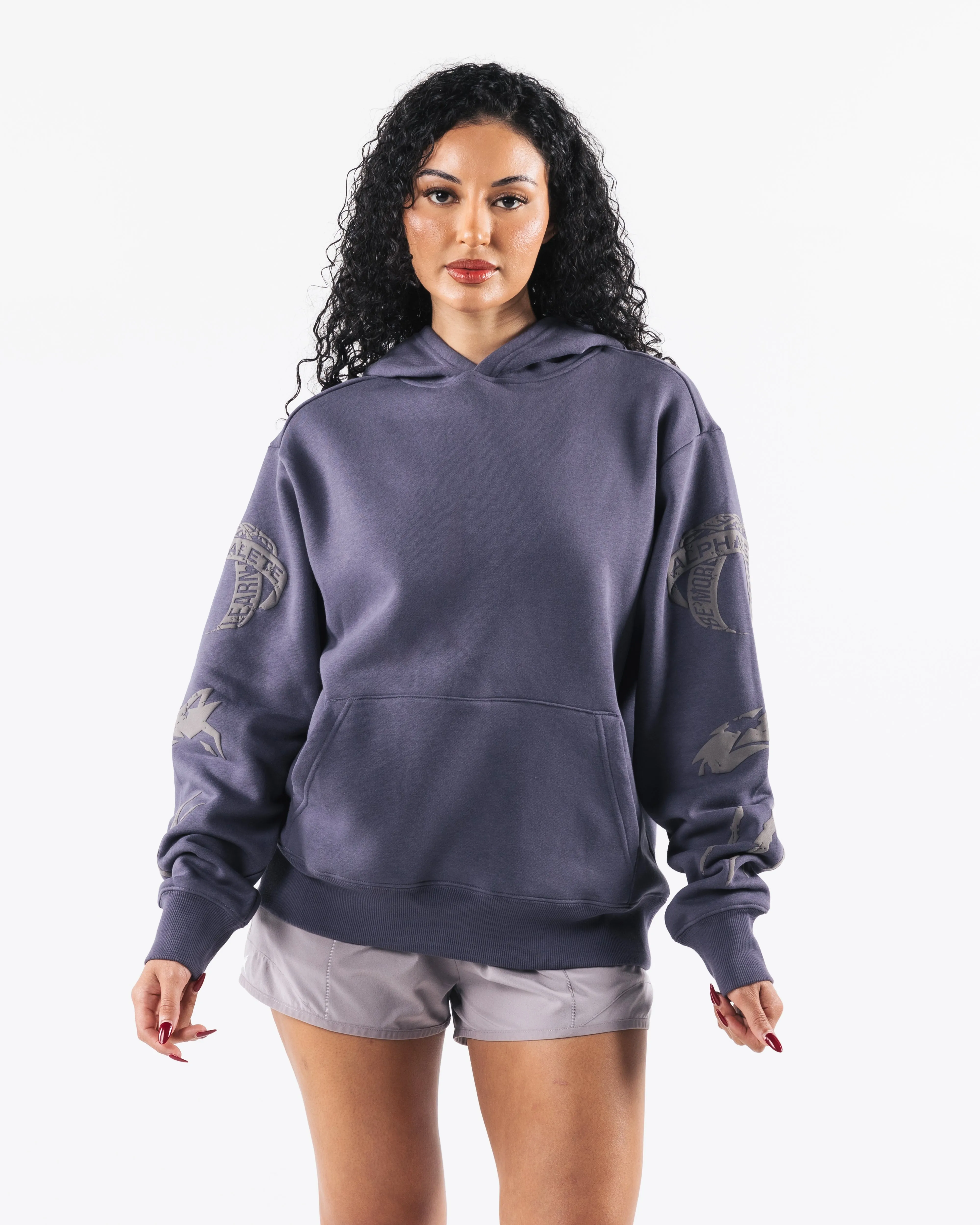 Three Pillar Hoodie - Muted Purple