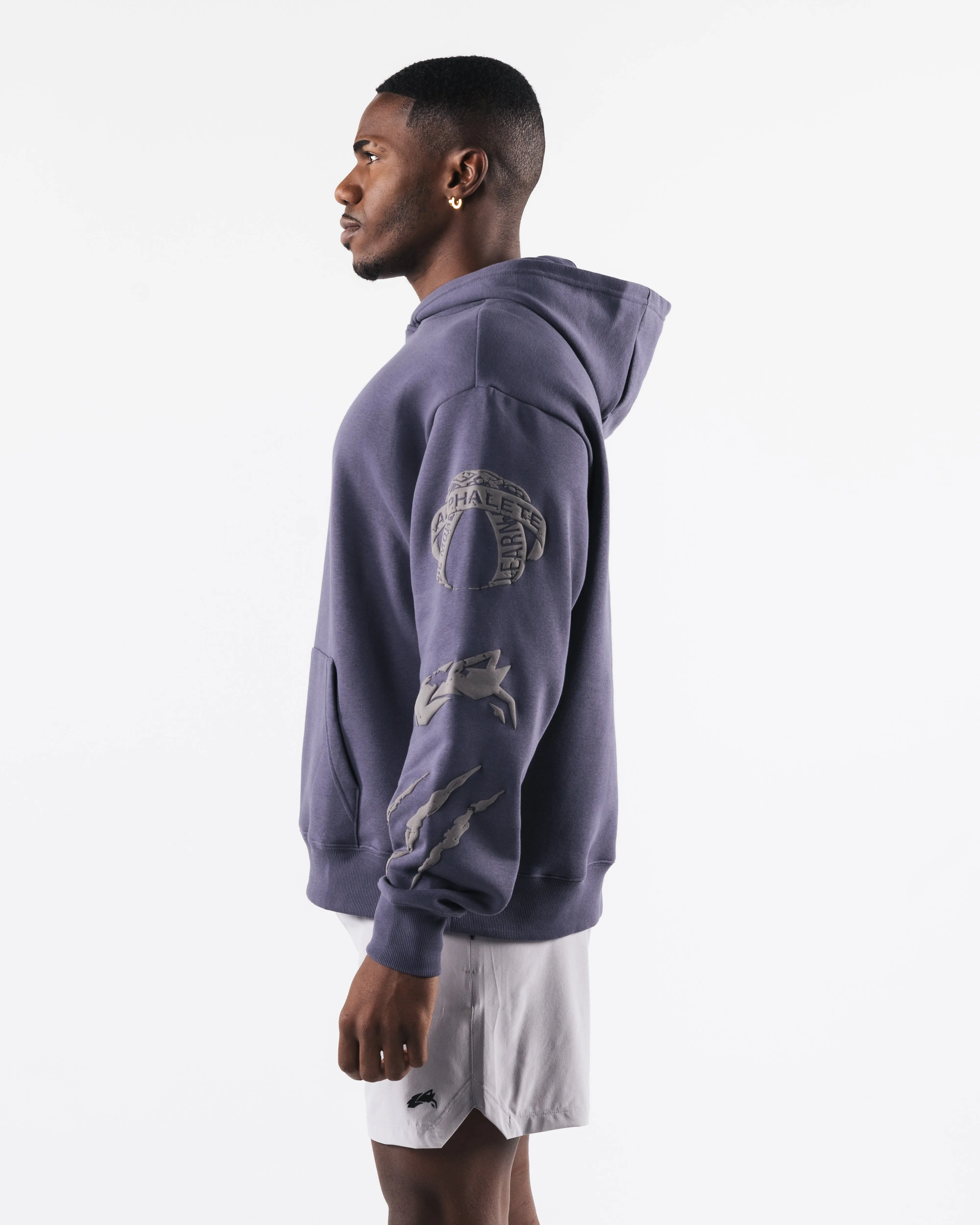 Three Pillar Hoodie - Muted Purple