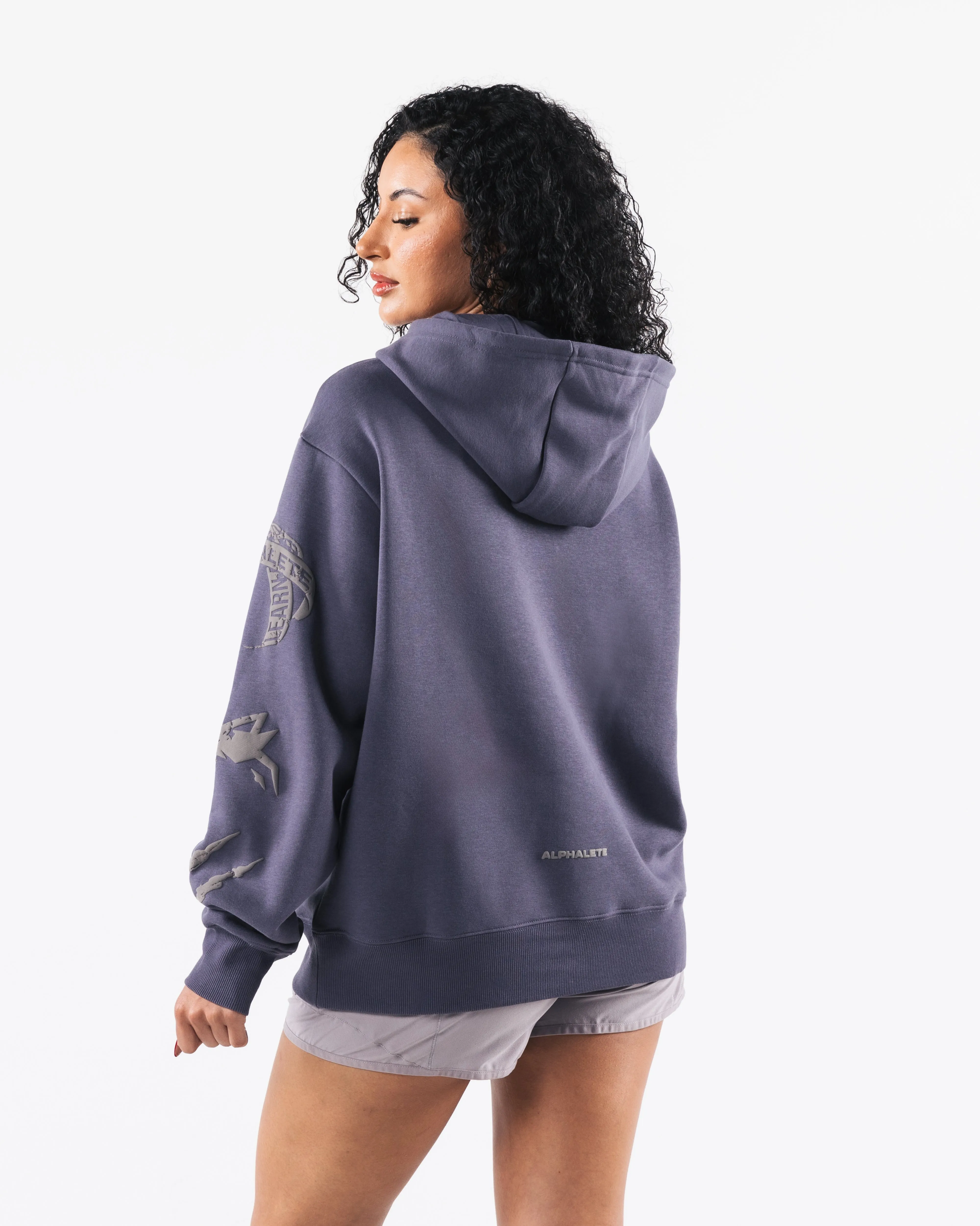 Three Pillar Hoodie - Muted Purple