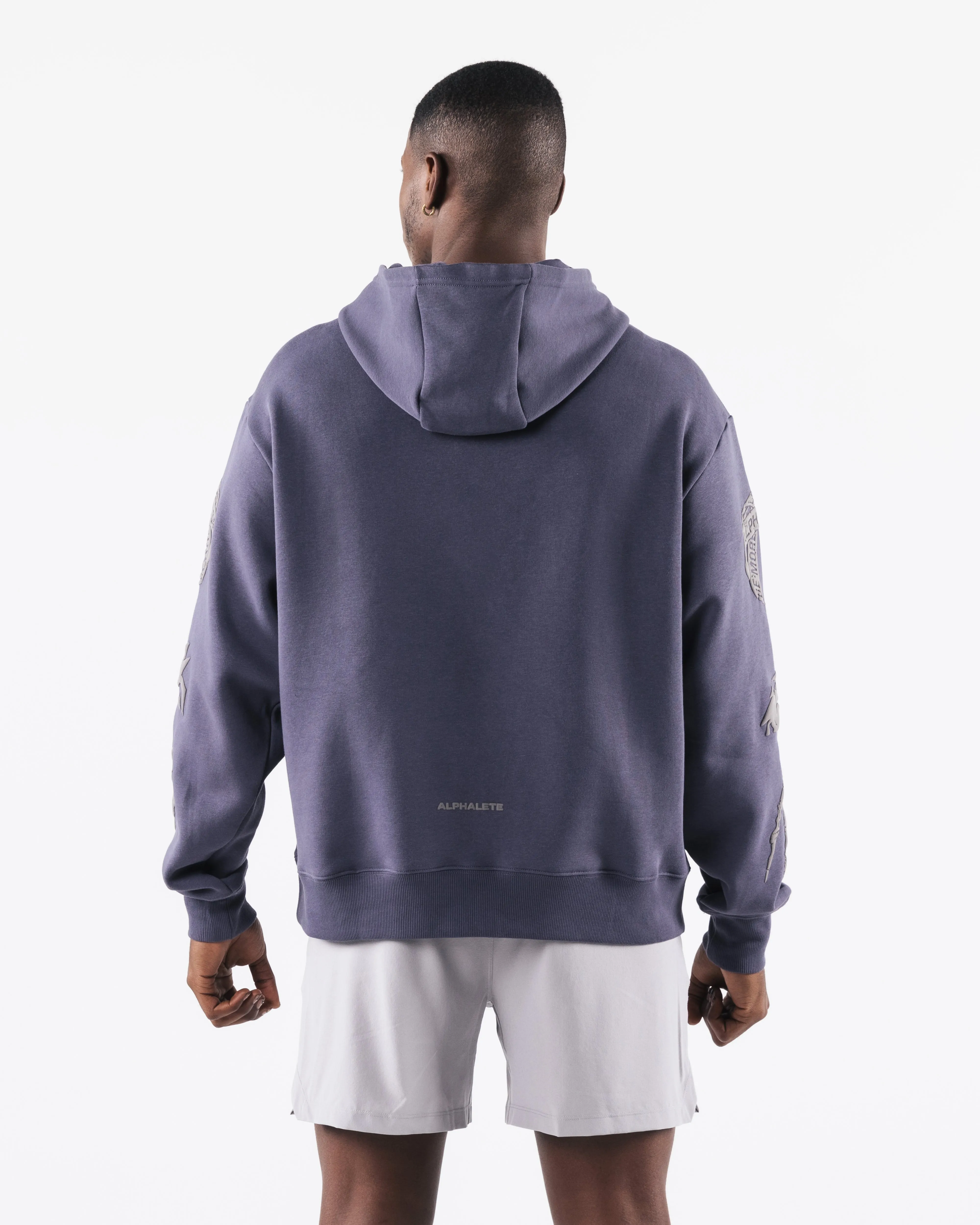 Three Pillar Hoodie - Muted Purple