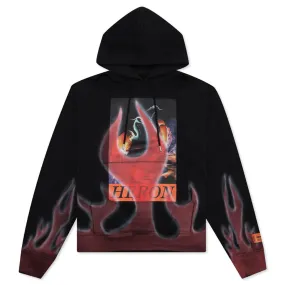 Times Flames Hoodie - Black/Red