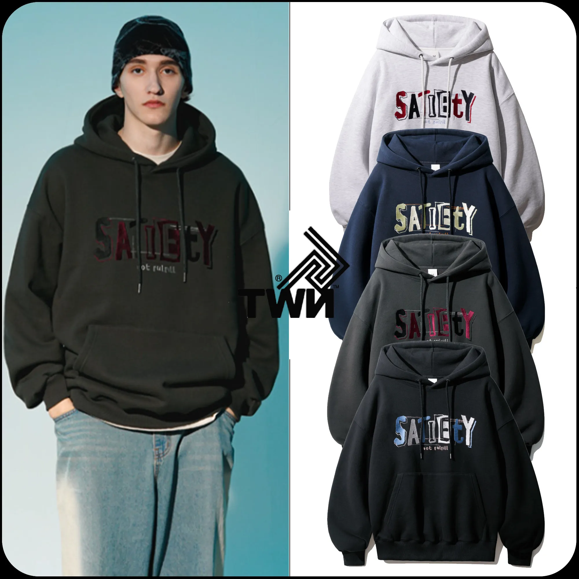 TWN  |[TWN]★SATIETY HOODIE