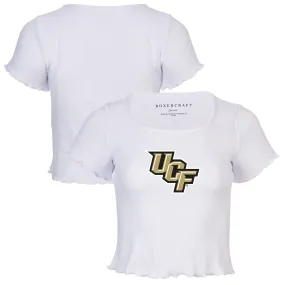 UCF Knights Women's White Baby Top T-Shirt