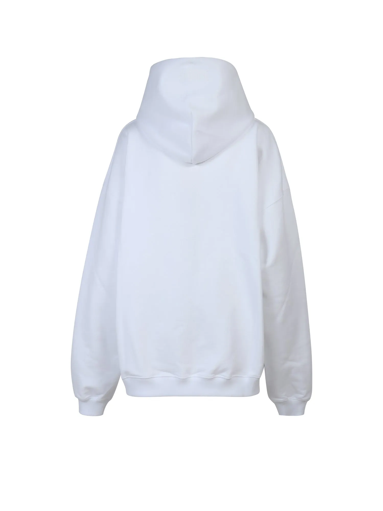 Vetements Logo Embroidered Drawstring Hoodie