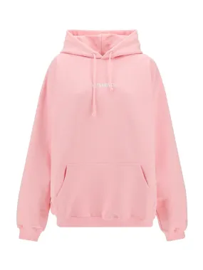 Vetements Logo Printed Drawstring Hoodie