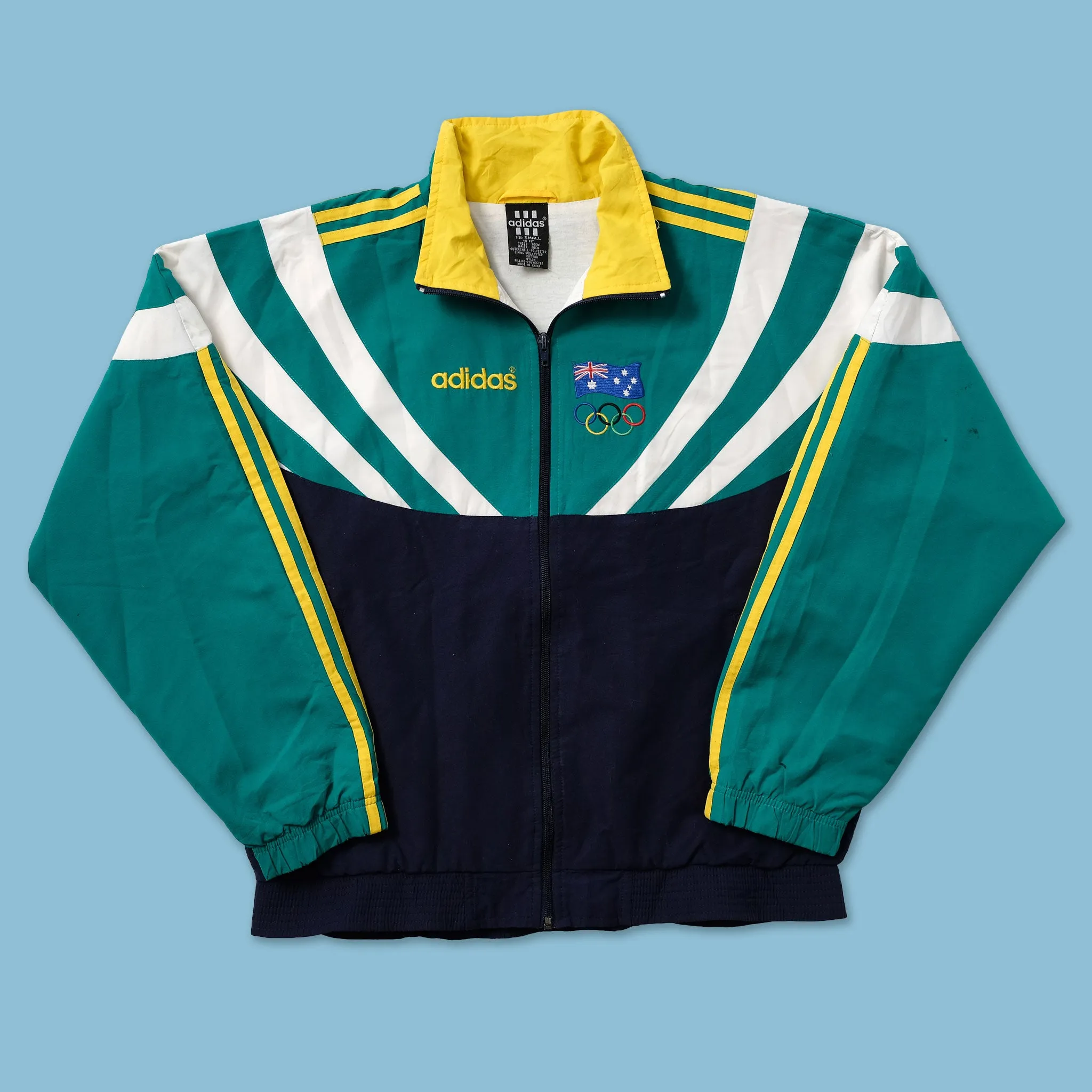 Vintage adidas Olympics Australia Track Jacket Medium