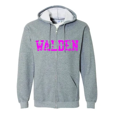 Walden Distressed Full Zip Hoodie