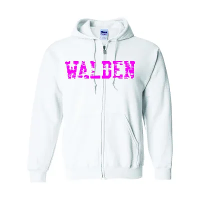 Walden Distressed Full Zip Hoodie