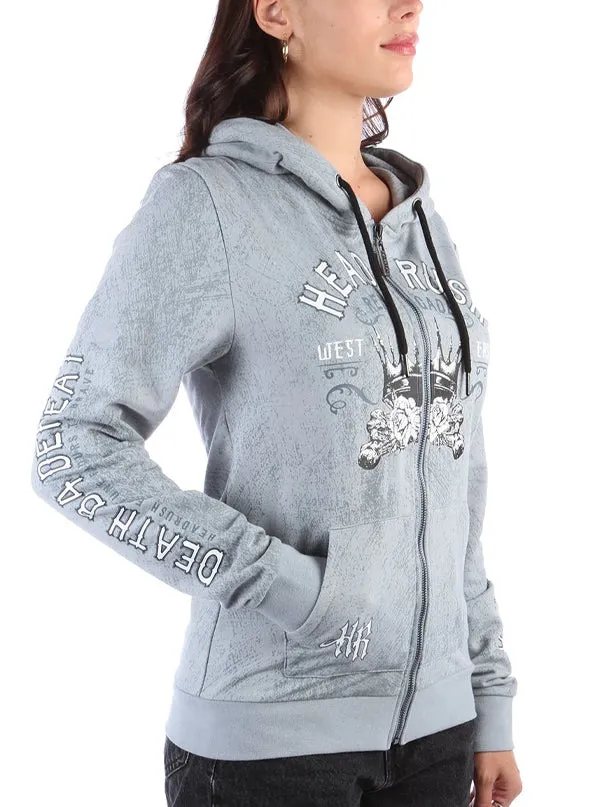 Women's Violent Heart Zip Hoodie