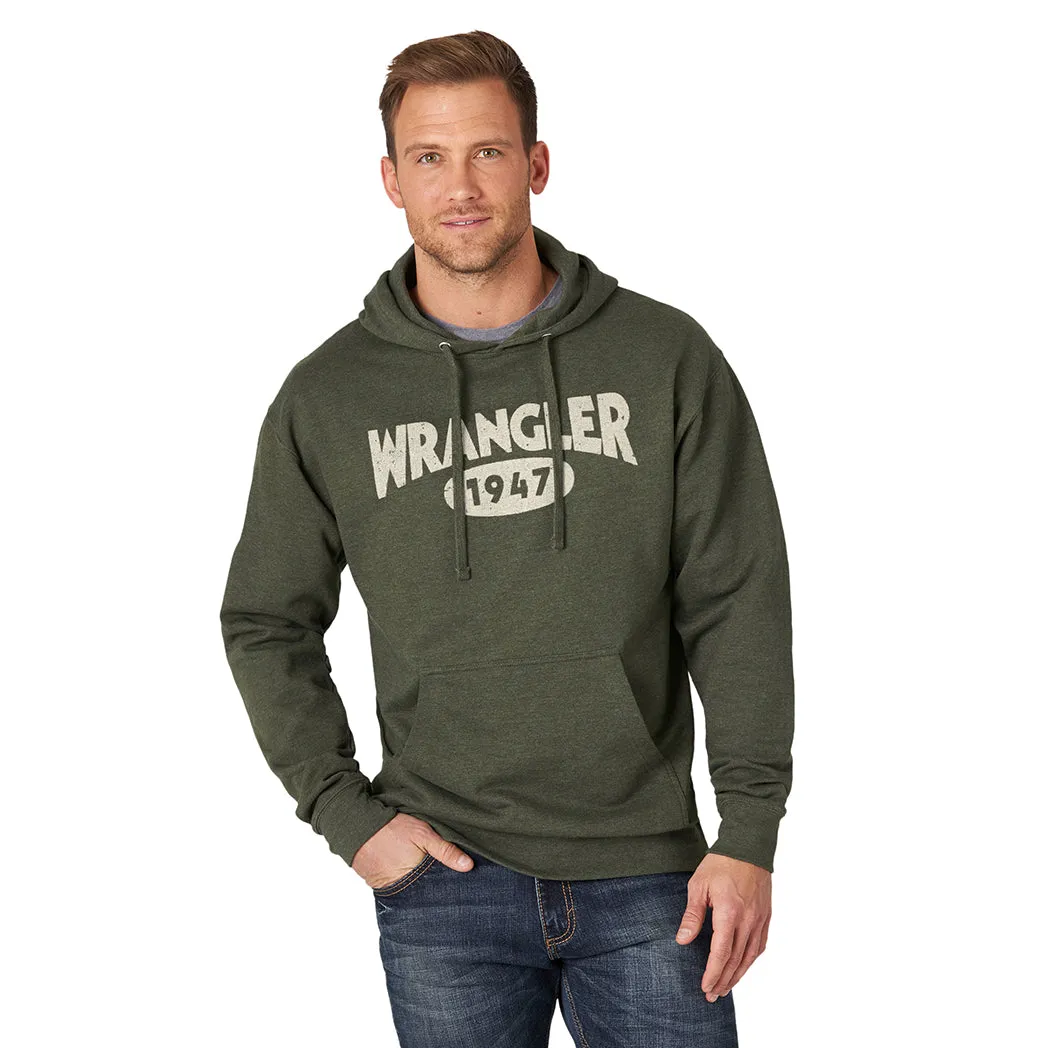 Wrangler Men's Olive Logo Hoodie