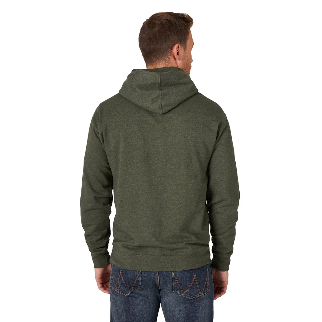 Wrangler Men's Olive Logo Hoodie