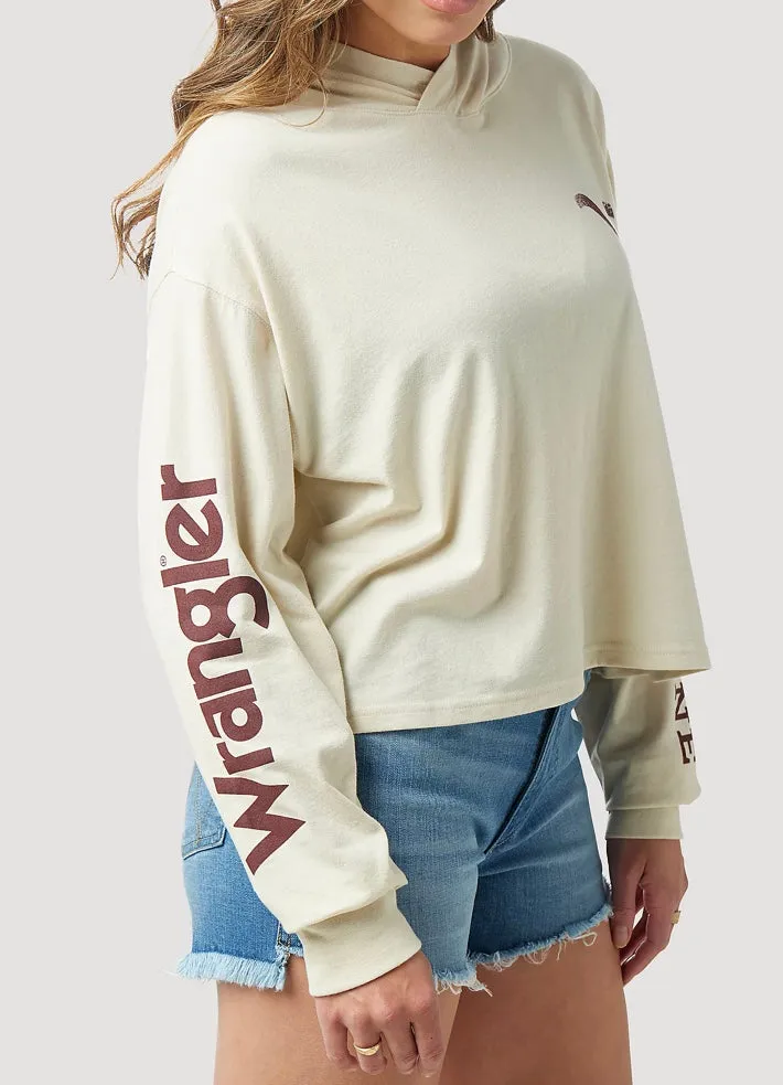 Wrangler X Yellowstone Crop Hoodie